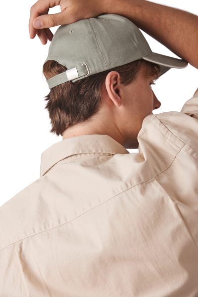 Casquette en coton biologique à sandwich contrasté - 6 panneaux – Image 6