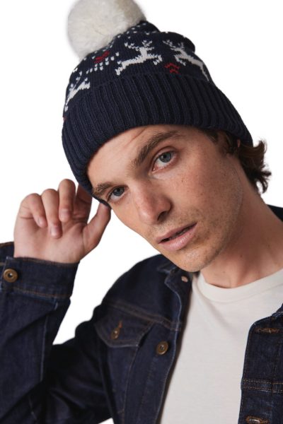 Bonnet de Noël motifs rennes – Image 4