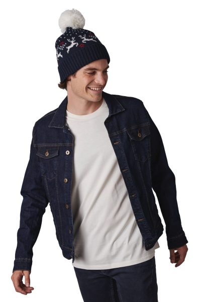 Bonnet de Noël motifs rennes – Image 2