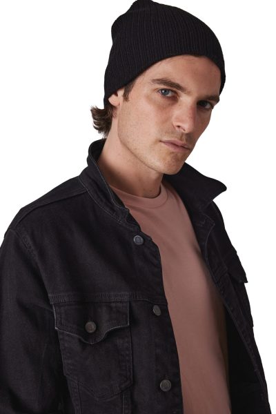 Bonnet tricot côtelé – Image 2