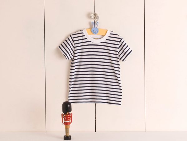 T-shirt rayé manches courtes