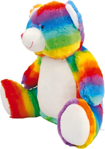 Peluche zippée Ours multicolore – Image 2