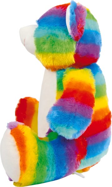 Peluche zippée Ours multicolore – Image 3