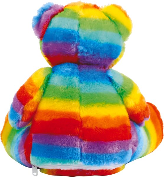 Peluche zippée Ours multicolore – Image 4