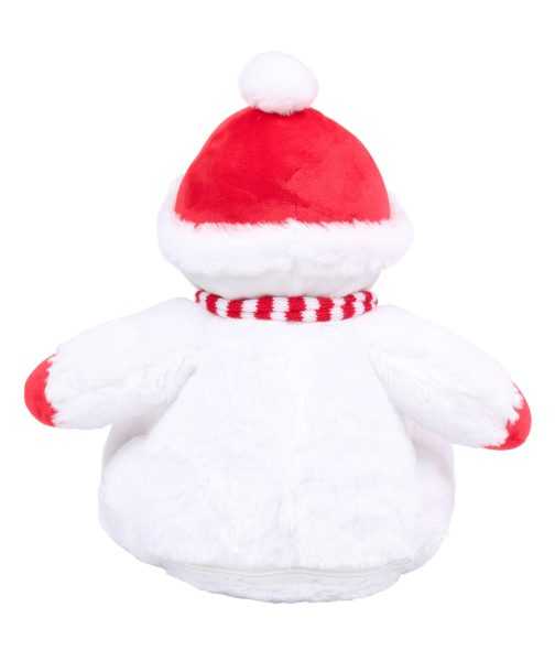 Peluche zippée bonhomme de neige – Image 2