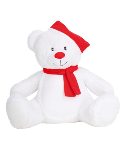Peluche zippée ours de Noël – Image 2