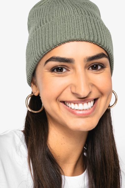 Bonnet écoresponsable en laine mérinos unisexe – Image 3