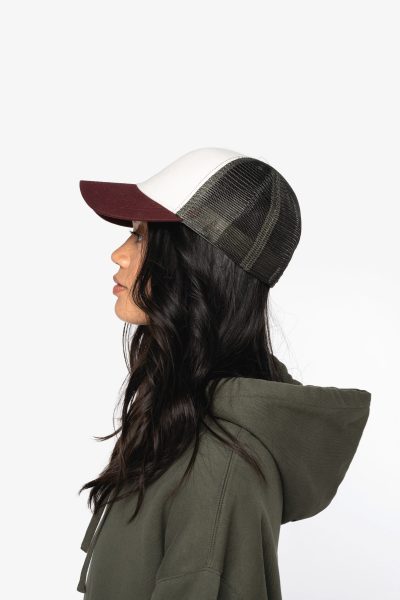 Casquette trucker écoresponsable 5 panneaux unisexe – Image 3
