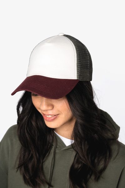 Casquette trucker écoresponsable 5 panneaux unisexe – Image 2
