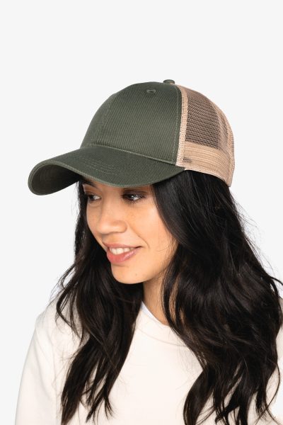 Casquette trucker écoresponsable 6 panneaux unisexe – Image 2