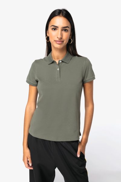 Polo écoresponsable maille piquée femme – Image 3
