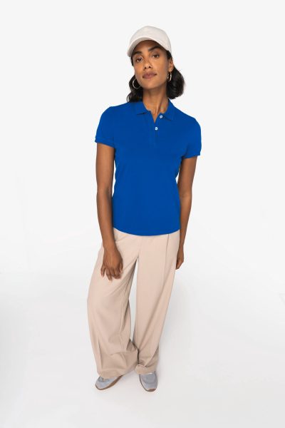 Polo écoresponsable maille piquée femme – Image 2