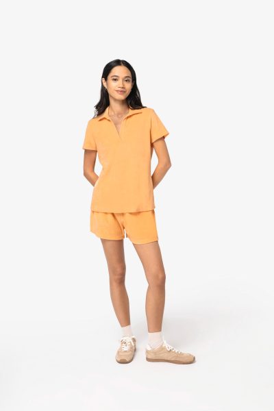 Polo écoresponsable en éponge femme – Image 14