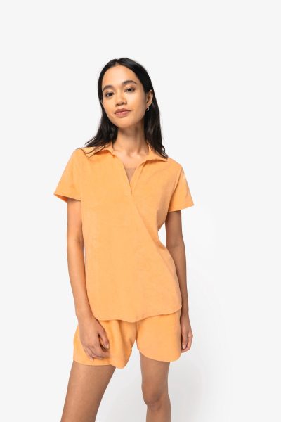 Polo écoresponsable en éponge femme – Image 15
