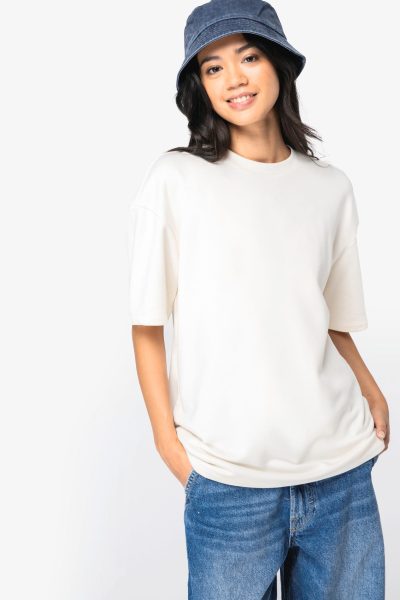T-shirt écoresponsable oversize French Terry unisexe – Image 3