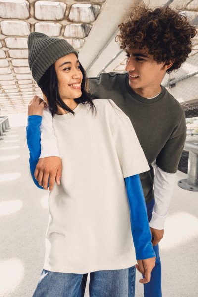 T-shirt écoresponsable oversize French Terry unisexe – Image 6