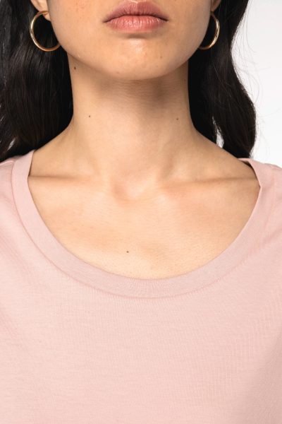 T-shirt écoresponsable manches à revers femme – Image 6