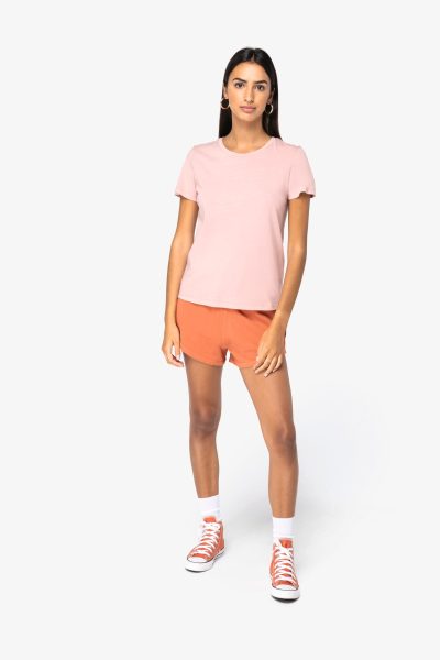 T-shirt écoresponsable délavé femme – Image 2