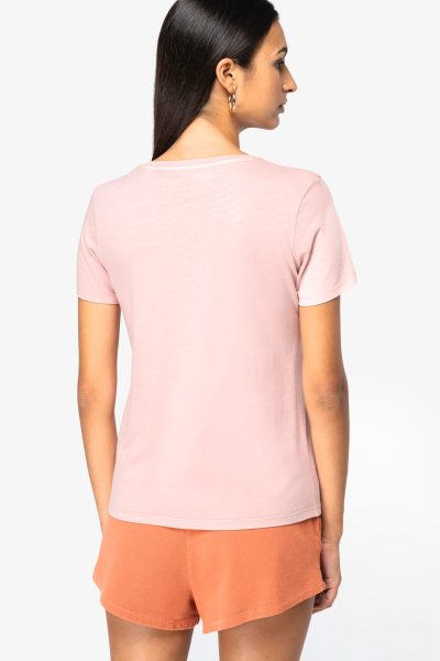 T-shirt écoresponsable délavé femme – Image 3