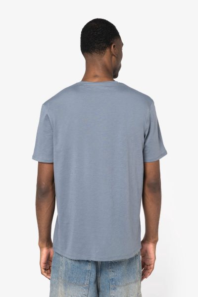 T-shirt écoresponsable slub bords francs homme – Image 3