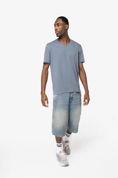 T-shirt écoresponsable slub bords francs homme – Image 2