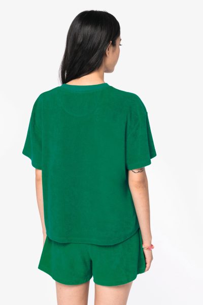 T-shirt écoresponsable en éponge femme – Image 3