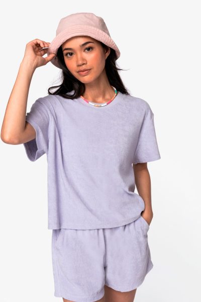 T-shirt écoresponsable en éponge femme – Image 4