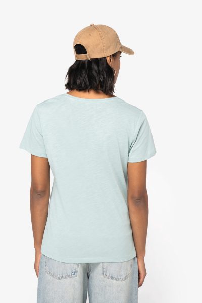 T-shirt écoresponsable slub femme – Image 4
