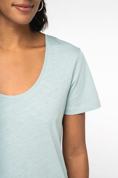 T-shirt écoresponsable slub femme – Image 5