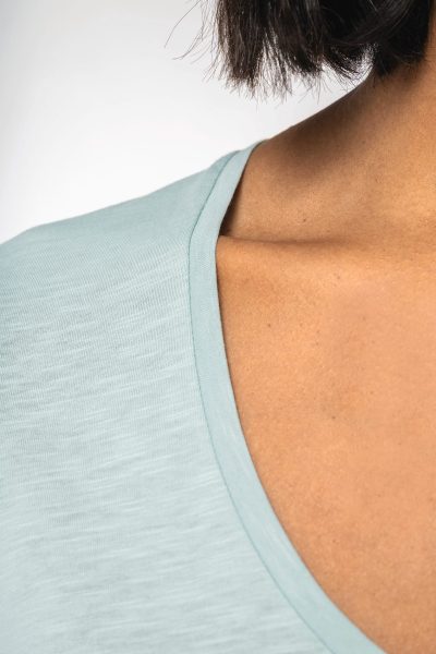 T-shirt écoresponsable slub femme – Image 6