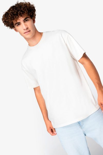 T-shirt écoresponsable à épaules tombantes unisexe – Image 3