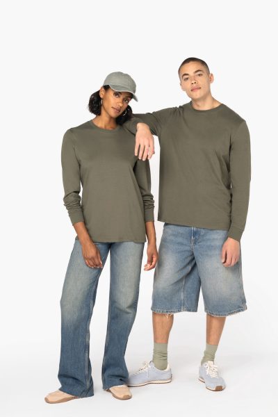T-shirt écoresponsable manches longues unisexe – Image 2