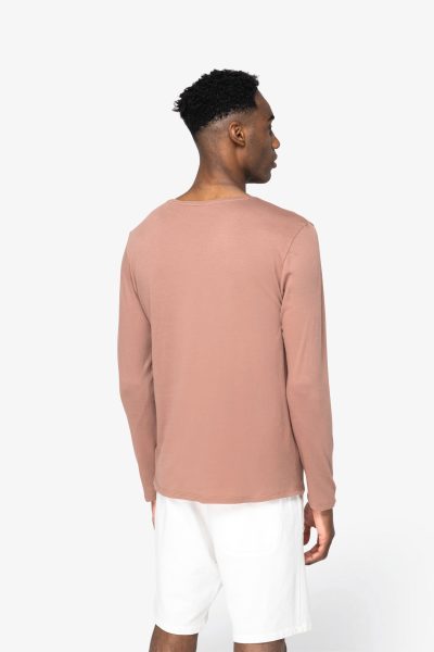 T-shirt écoresponsable délavé manches longues unisexe – Image 4