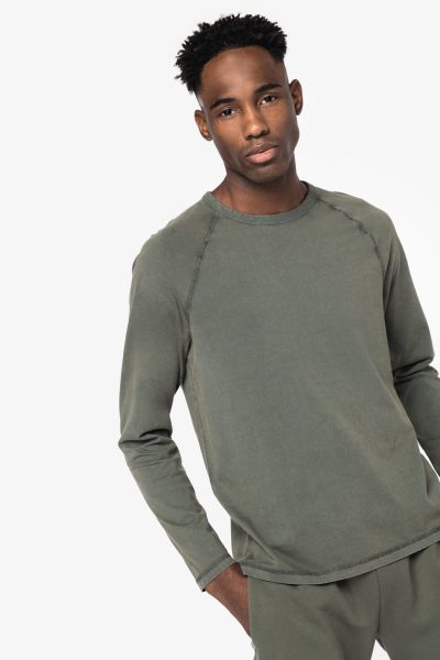 T-shirt écoresponsable raglan manches longues homme – Image 2