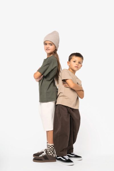 T-shirt écoresponsable à épaules tombantes enfant – Image 2