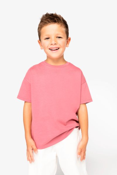 T-shirt écoresponsable à épaules tombantes enfant – Image 4