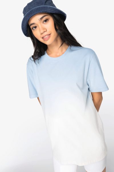 T-shirt écoresponsable Dip Dye unisexe – Image 3