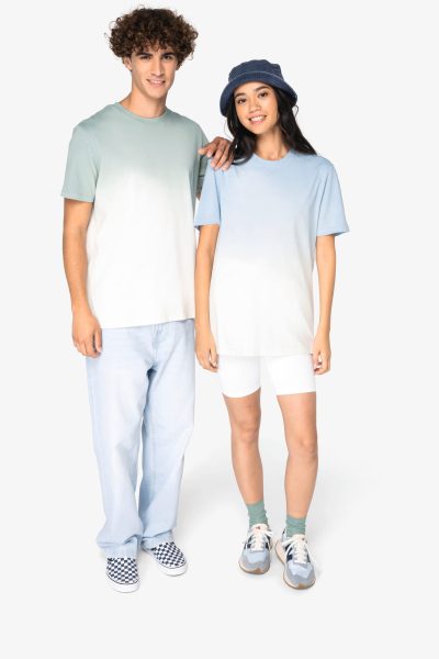 T-shirt écoresponsable Dip Dye unisexe – Image 2