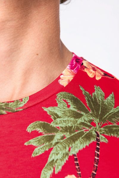 T-shirt écoresponsable imprimé tropical homme – Image 5