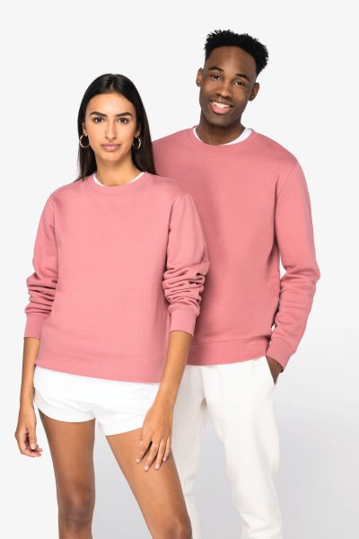 Sweat-shirt écoresponsable à col rond unisexe – Image 3