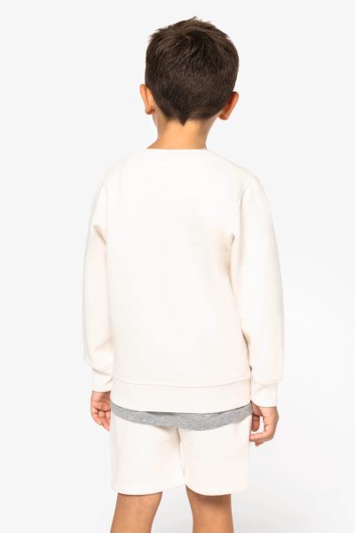 Sweat-shirt écoresponsable à col rond enfant – Image 4