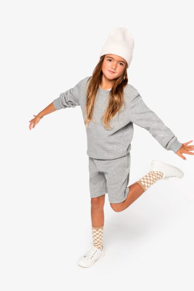 Sweat-shirt écoresponsable à col rond enfant – Image 2