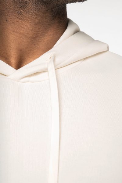 Sweat-shirt écoresponsable à capuche à épaules tombantes manches courtes French Terry unisexe – Image 7