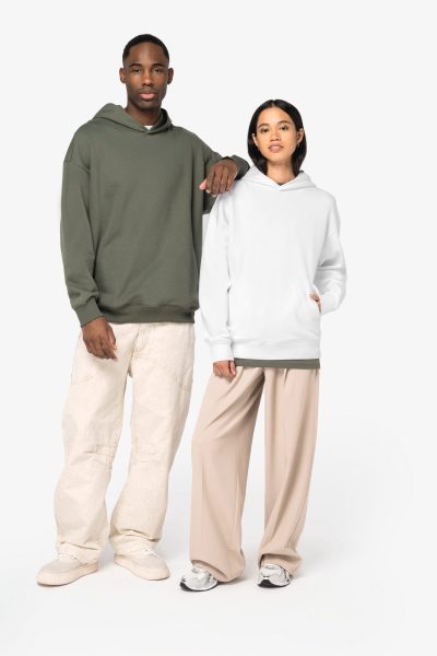 Sweat-shirt écoresponsable à capuche oversize unisexe – Image 2