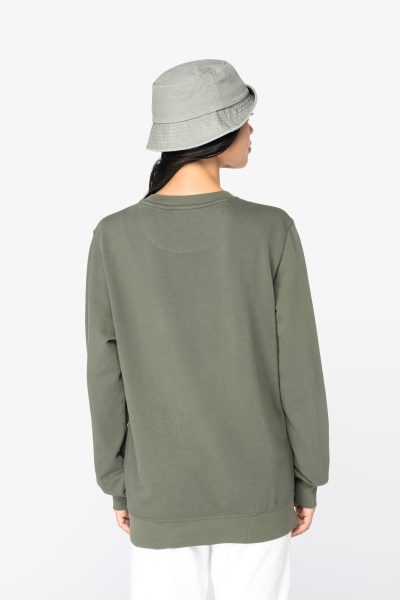 Sweat-shirt écoresponsable à col rond French Terry unisexe – Image 4