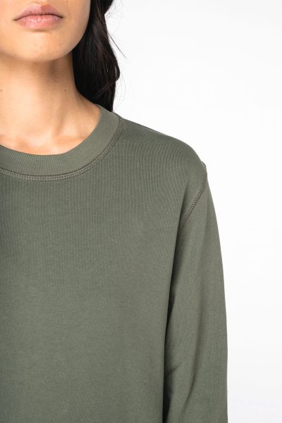 Sweat-shirt écoresponsable à col rond French Terry unisexe – Image 7