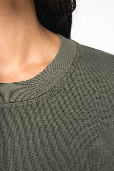 Sweat-shirt écoresponsable à col rond French Terry unisexe – Image 6