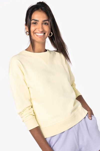 Sweat-shirt écoresponsable à épaules tombantes femme – Image 3