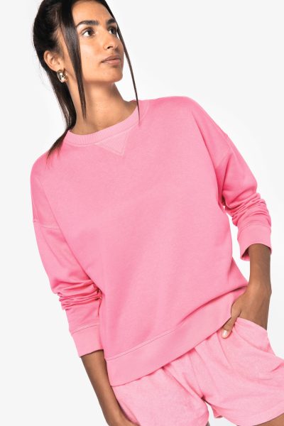 Sweat-shirt écoresponsable à épaules tombantes femme – Image 4