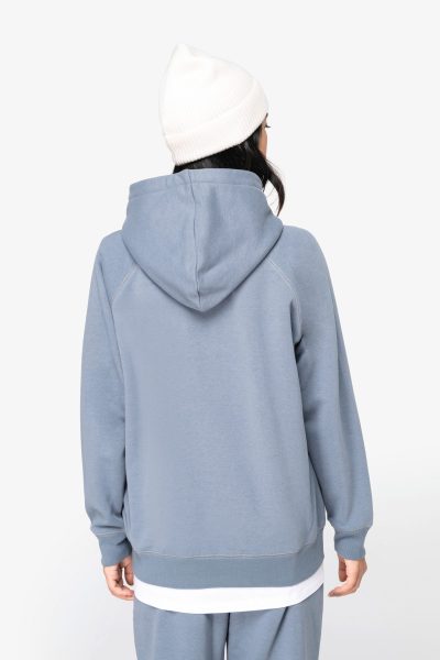 Sweat-shirt écoresponsable à capuche raglan femme – Image 3